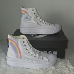 Girls Converse CTAS Move Hi Sneakers  Style A04344C US 3.5